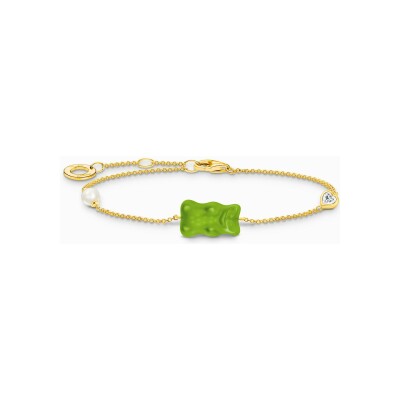 Bracelet Thomas Sabo THOMAS SABO x HARIBO en argent, plaqué or, perle, oxyde de zirconium et verre