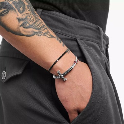 Bracelet Thomas Sabo Rebel At heart en argent et oxyde de zirconium
