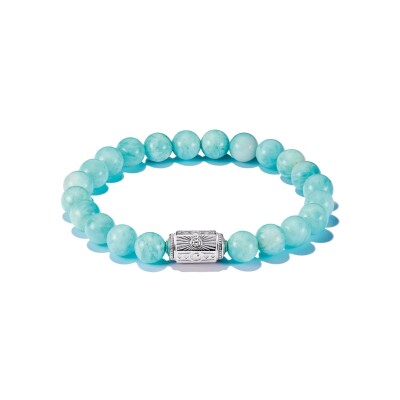 Bracelet Thomas Sabo en argent, oxyde de zirconium et amazonite