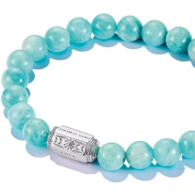 Bracelet Thomas Sabo en argent, oxyde de zirconium et amazonite