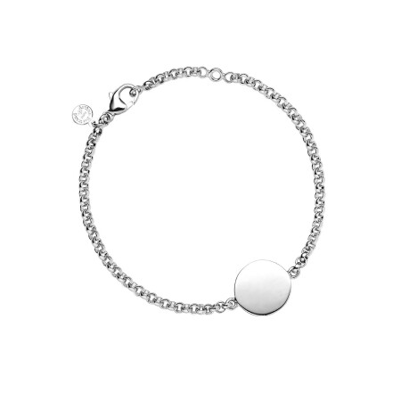 Bracelet Arthus Bertrand  Eclat 1 jeton PM argent rhodié