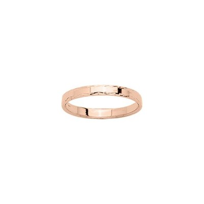 Alliance Anémone en or rose, 2.5mm