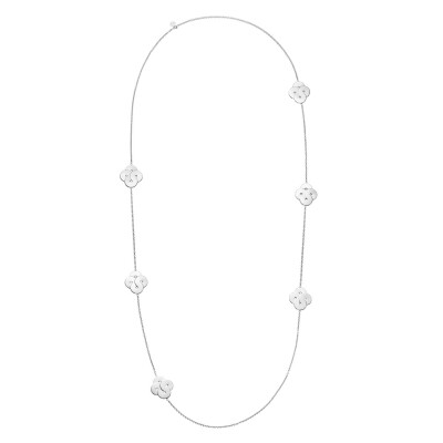 Collier sautoir Arthus Bertrand Enlacé 6 motifs argent rhodié