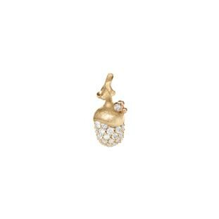 Ole Lynggaard pendant, yellow gold, rose gold and diamonds