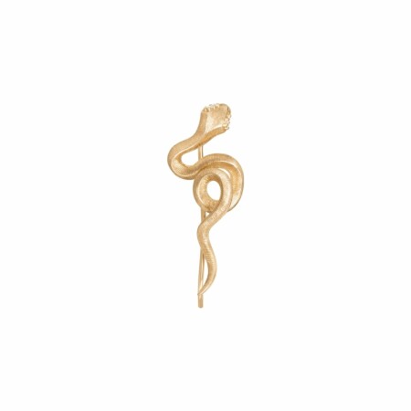 Mono boucle d'oreille Ole Lynggaard Snake en or jaune et diamants