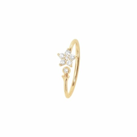 Ole Lynggaard Shooting Stars ring in yellow gold and diamonds