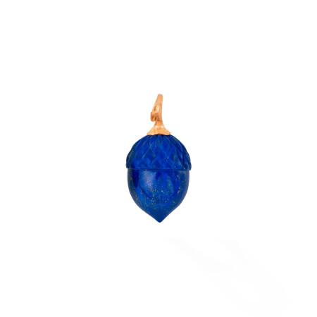 Pendentif Ole Lynggaard Acorn en or jaune et lapis lazuli