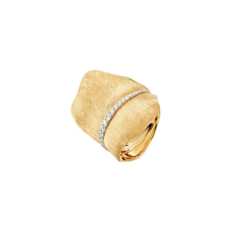 Bague Ole Lynggaard Leaves en or jaune et diamants