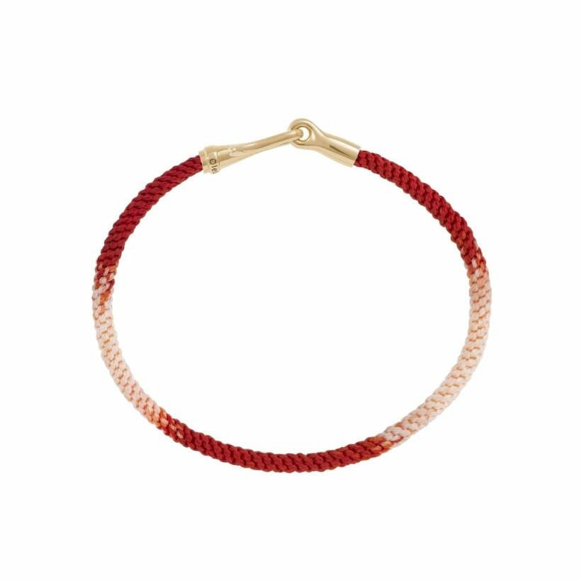 Bracelet Ole Lynggaard Life in Red Emotions en or jaune