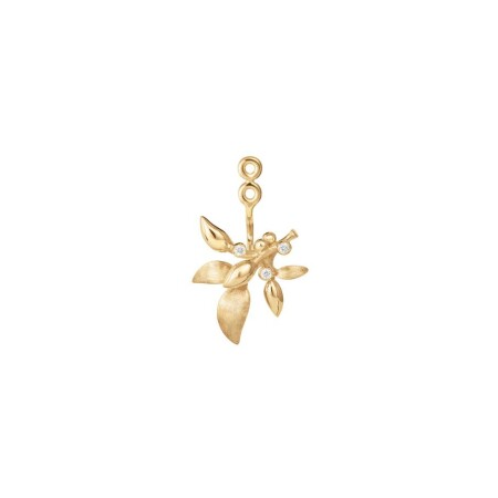 Pendentif pour boucle d'oreille Ole Lynggaard Forest en or jaune et diamants