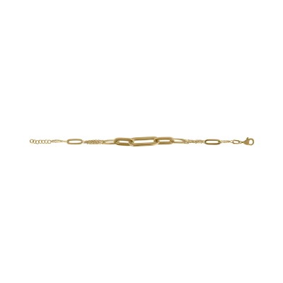 Bracelet en or jaune, 18cm