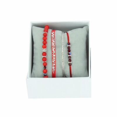 Coffret Les Interchangeables Strass Box Bobo Chic rouge