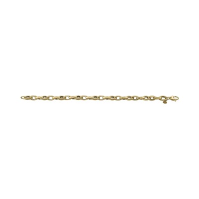 Bracelet en or jaune, 19cm