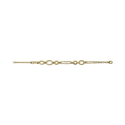 Bracelet en or jaune, 19cm