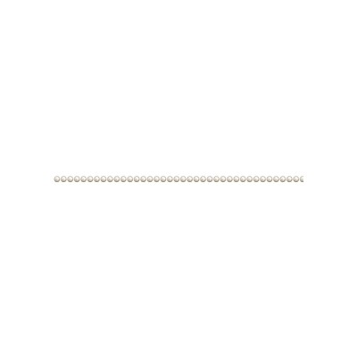 Collier en or jaune et perle de culture d'eau douce, 45cm