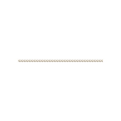 Collier en or jaune et perle de culture d'eau douce, 45cm