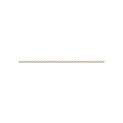 Collier en or jaune et perle de culture d'eau douce, 45cm