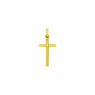 Pendentif croix en or jaune