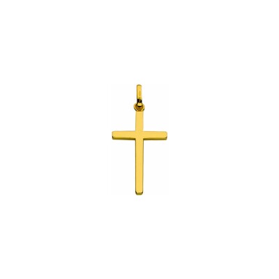 Pendentif croix en or jaune