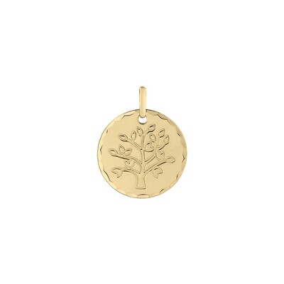 Pendentif arbre de vie en or jaune