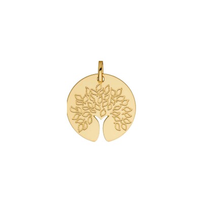 Médaille arbre de vie en or jaune