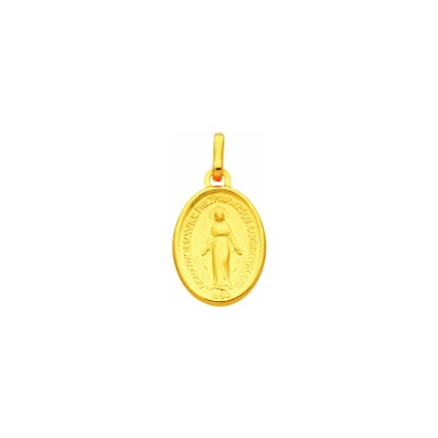 Médaille Vierge Miraculeuse en or jaune