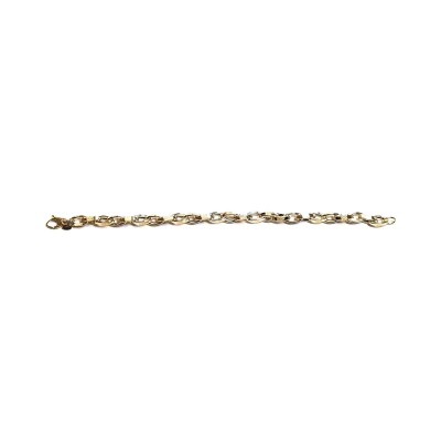 Bracelet en or jaune, 19cm