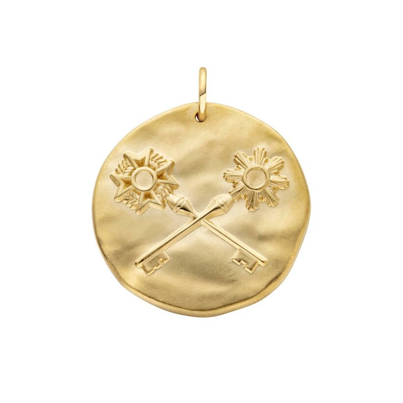 Médaille Arthus Bertrand CLEFS 25mm vermeil