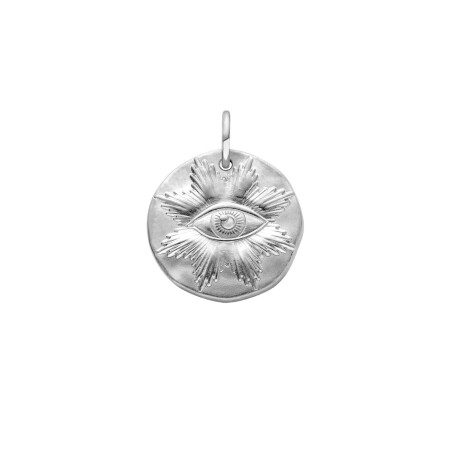 Médaille Arthus Bertrand ŒIL 16mm argent rhodié