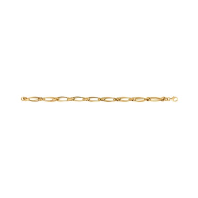 Bracelet en or jaune, 19cm