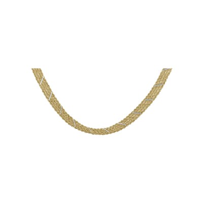 Collier en or jaune, 45cm