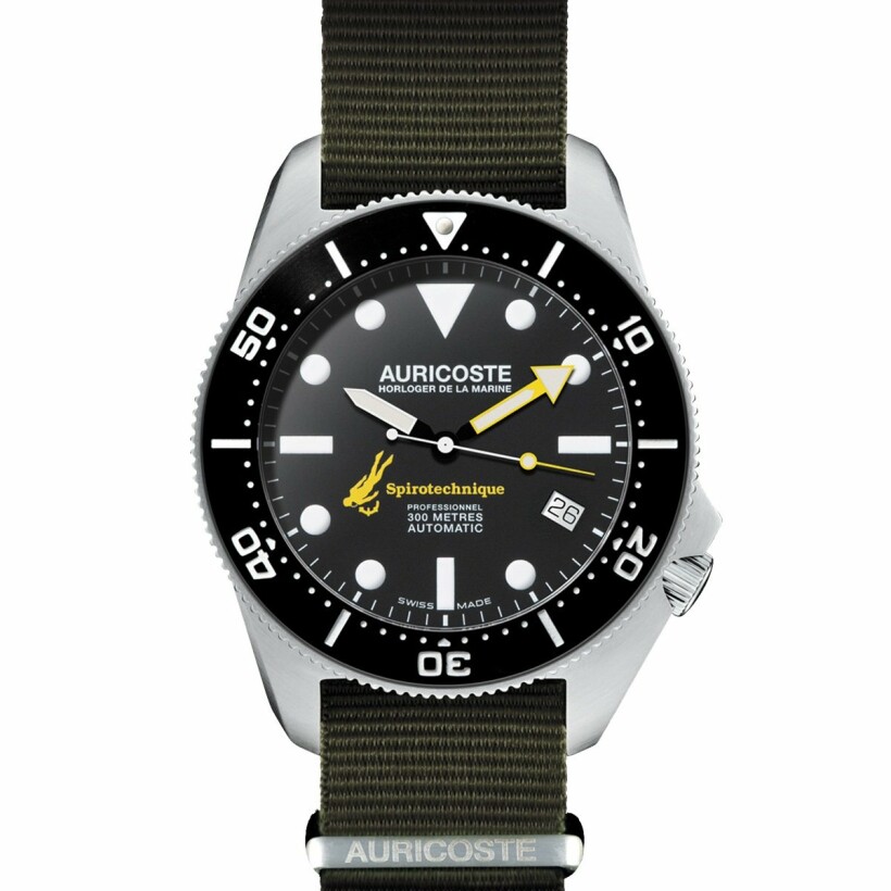 Auricoste Spirotechnique 42mm 300m A9101 watch