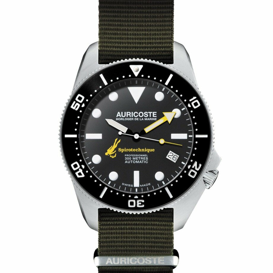 Auricoste Spirotechnique 42mm 300m A9101 watch