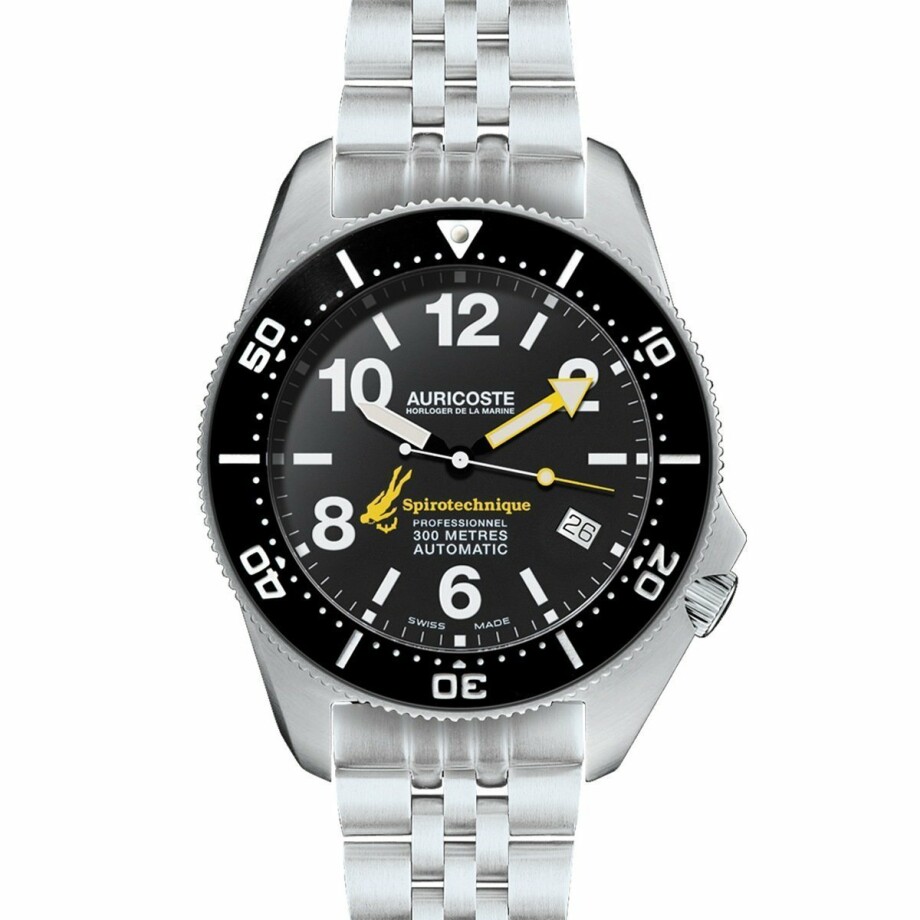 Auricoste Spirotechnique 42mm 300m A9112 watch