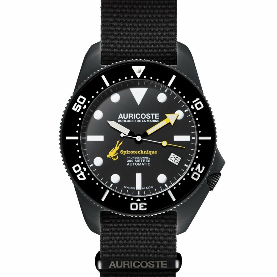 Auricoste Spirotechnique 42mm 300m A9201 watch