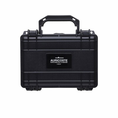 Coffret de montre Auricoste Spirotechnique 300M Black DLC Cadran Chiffres