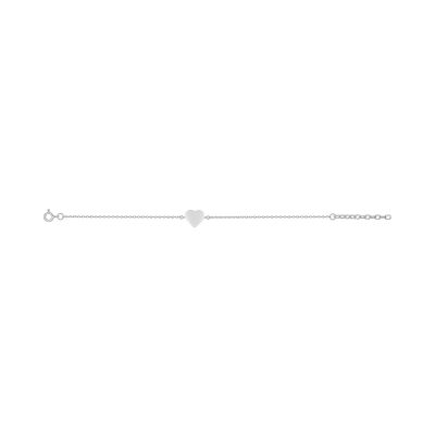 Bracelet en argent rhodié