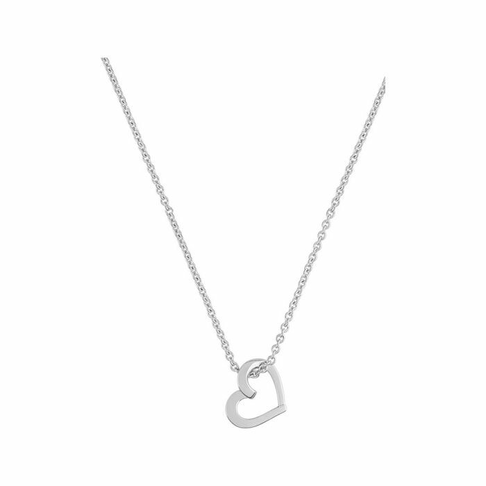 Collier en argent rhodié