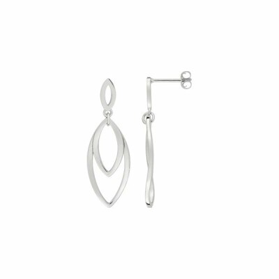 Boucles d'oreilles pendantes en argent