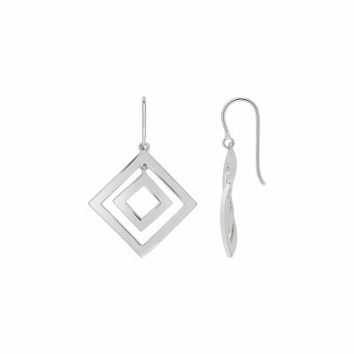 Boucles d'oreilles pendantes en argent