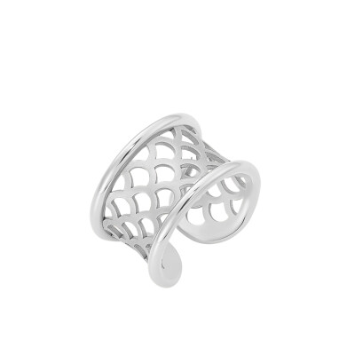 Bague Barth Monte-Carlo Ecailles en or blanc