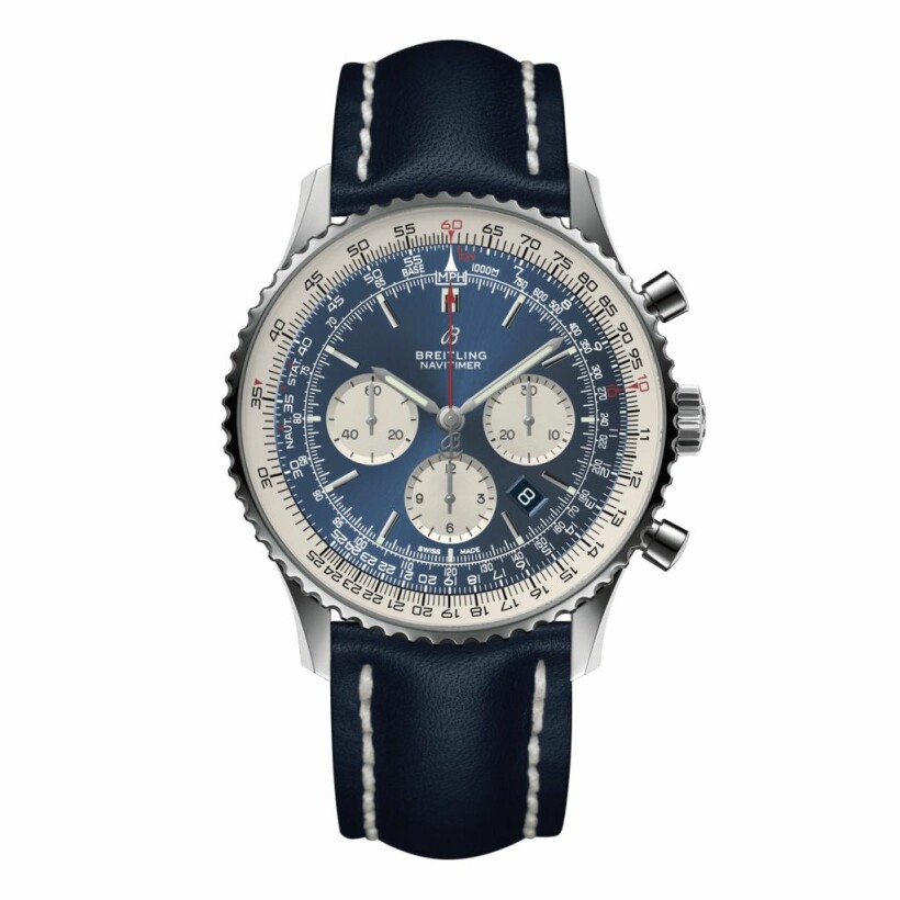 Breitling Navitimer 1 B01 Chronograph 46 - Steel Aurora Blue watch
