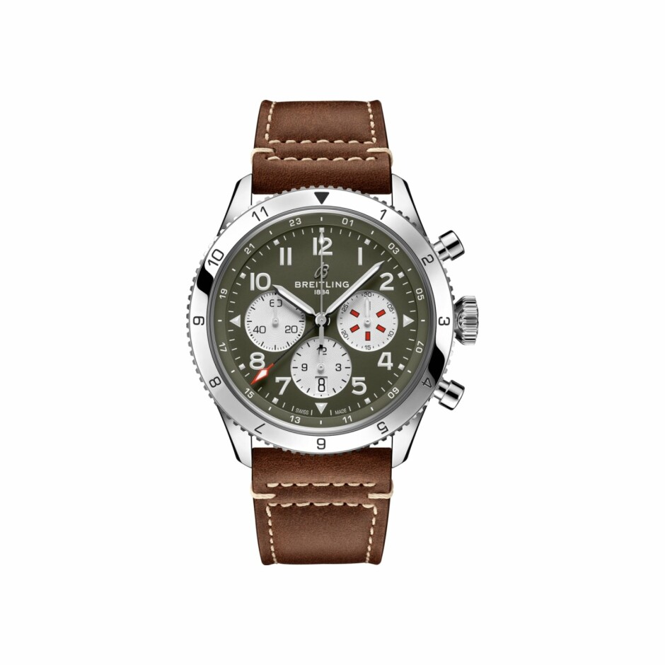 Montre Breitling Super AVI B04 Chronograph GMT 46 Curtiss Warhawk