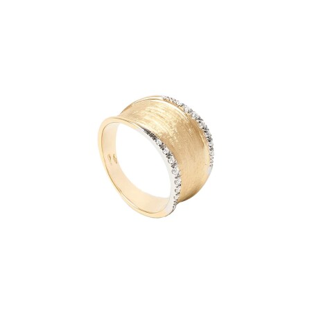 Bague Marco Bicego Lunaria en or jaune, or blanc et diamants