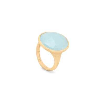 Bague Marco Bicego LUNARIA en or jaune et aigue-marine
