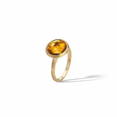 Bague Marco Bicego Jaipur en or jaune et quartz jaune
