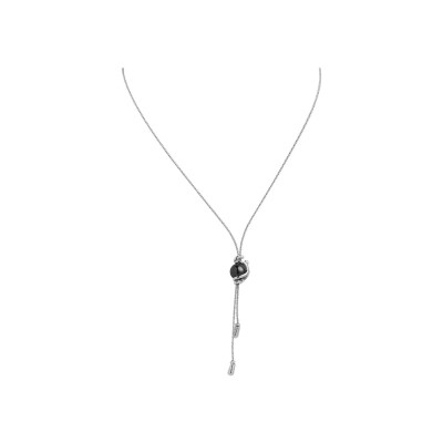 Collier Jourdan Bijoux Dune en argent et hématite