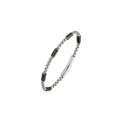 Bracelet All Blacks en acier