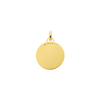 Médaille Arthus Bertrand Médailles Message en or jaune et Diamant