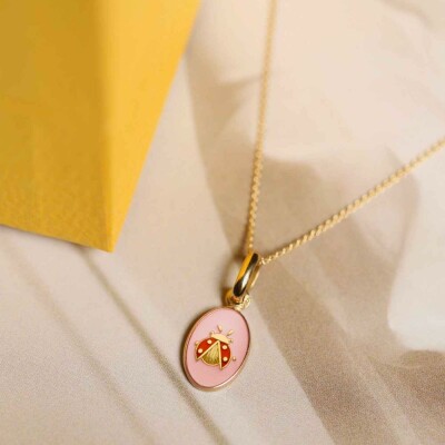 Pendentif Arthus Bertrand Ma Mini Médaille en or jaune